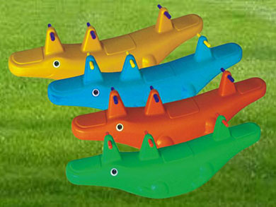 兒童玩具塑料蹺蹺板小馬公雞唐老鴨鯨魚鱷魚RCTOY18201