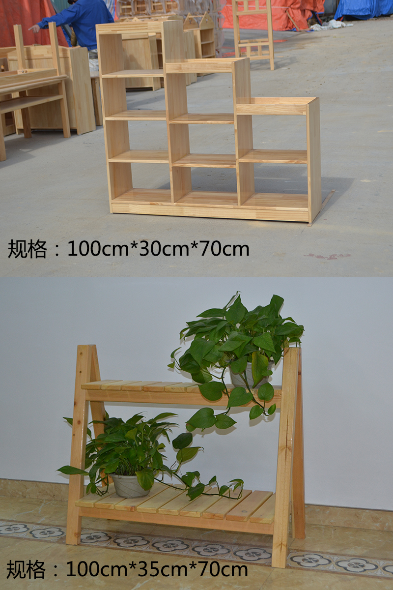 原木花架花盤架盤栽架
