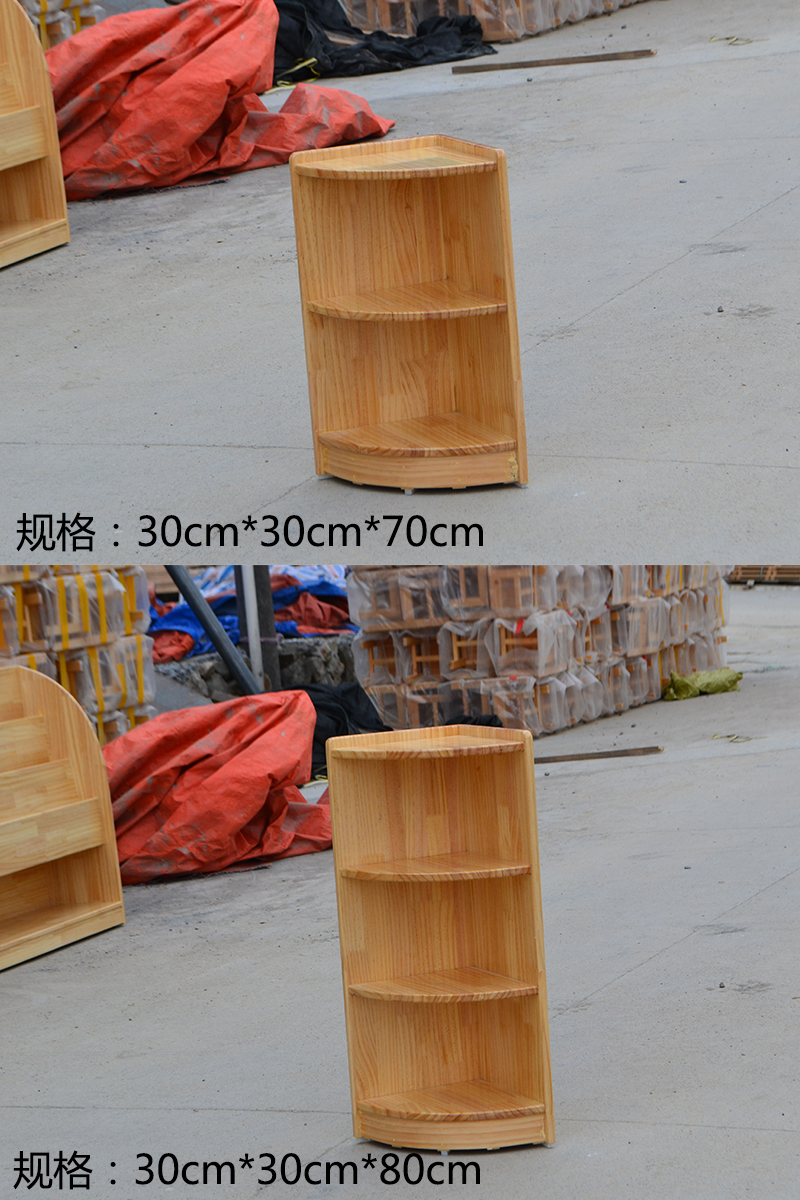 原木收拾架美工臺(tái)