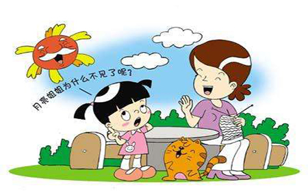 孩子向父母提問