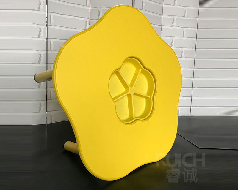 兒童塑料梅花升降桌
