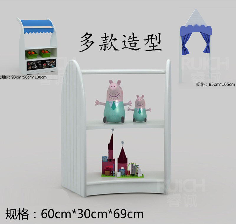 兒童白色貴族組合柜