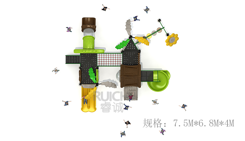 大型組合滑梯森林系列一